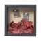 Fire Shadow Box Frame 6x6 Shadow Box Display Case with Linen Back of Awards Memorabilia Flower, Pictures, Keepsakes、Bouquet、Medals and More Photos Memory Box Black